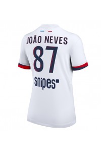 Fotbalové Dres Paris Saint-Germain Joao Neves #87 Dámské Venkovní Oblečení 2025-26 Krátký Rukáv